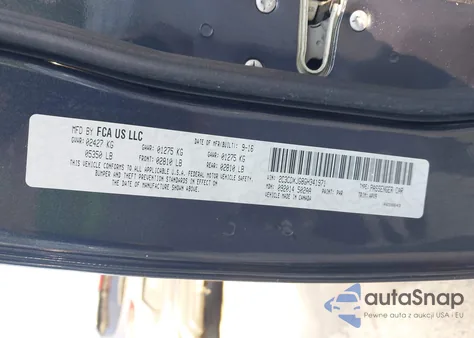 2016 Dodge Charger Sxt из США, поврежденный, VIN 2C3CDXJG8GH341971